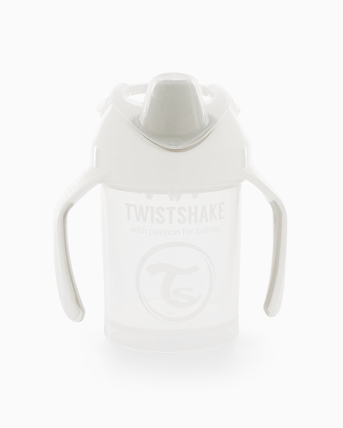 Twistshake Twistshake Straw Cup 360ml +m White - Tasses et mugs